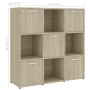 Libreria Rovere Sonoma 90x30x90 cm in Legno Multistrato