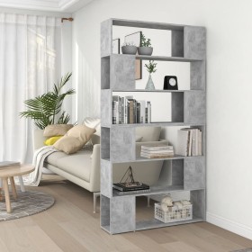 Libreria/Divisorio Stanza Grigio Cemento 100x24x188 cm