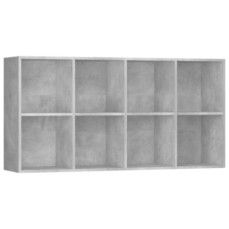 Libreria/Credenza Grigio Cemento 66x30x130 cm Legno Multistrato