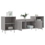 Mobile TV Grigio Sonoma 160x35x55 cm in Legno Multistrato