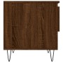 Tavolino da Salotto Rovere Marrone 50x46x50cm Legno Multistrato