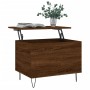 Tavolino Salotto Rovere Marrone 60x44,5x45 cm Legno Multistrato