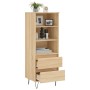 Credenza Rovere Sonoma 40x36x110 cm in Legno Multistrato