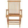 Sedie da Giardino con Cuscini Grigi 8pz Legno Massello di Teak