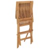 Sedie da Giardino con Cuscini Grigi 8pz Legno Massello di Teak