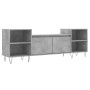 Mobile per TV Grigio Cemento 160x35x55 cm Legno Multistrato