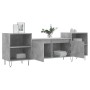 Mobile per TV Grigio Cemento 160x35x55 cm Legno Multistrato