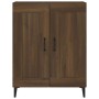 Credenza Rovere Marrone 69,5x34x90 cm in Legno Multistrato