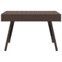 Tavolino Pieghevole Marrone 60x40x38 cm in Polyrattan