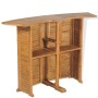 Tavolo da Bar Pieghevole 155x53x105 cm in Massello di Teak