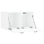 Mobile a Parete Bianco 60x36,5x35 cm in Legno Multistrato