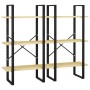 Scaffale Portaoggetti 60x30x210 cm in Legno Massello di Pino