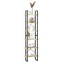 Scaffale Portaoggetti 60x30x210 cm in Legno Massello di Pino