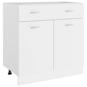 Mobile Inferiore Cassetto Bianco 80x46x81,5cm Legno Multistrato