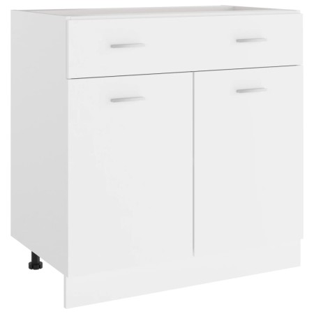 Mobile Inferiore Cassetto Bianco 80x46x81,5cm Legno Multistrato