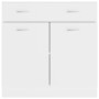 Mobile Inferiore Cassetto Bianco 80x46x81,5cm Legno Multistrato