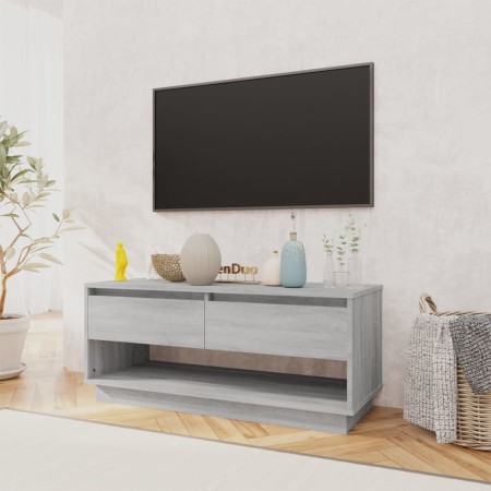 Mobile TV Grigio Sonoma 102x41x44 cm in Truciolato