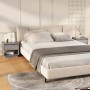 Comodini 2 pz Grigio Sonoma 45x34x44 cm in Truciolato