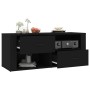 Mobile Porta TV Nero 100x35x40 cm in Legno Multistrato