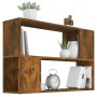 Libreria Rovere Fumo 100x24x63 cm in Legno Multistrato