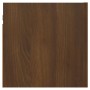 Armadietti TV Montati a Parete 2pz Rovere Marrone 30,5x30x30 cm