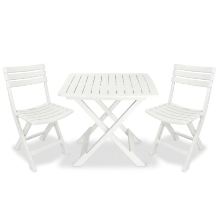 Set da Bistrot 3 pz in Plastica Bianco