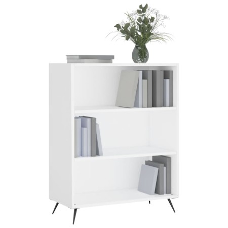 Libreria Bianca 69,5x32,5x90 cm in Legno Multistrato