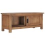 Mobile Porta TV 90x30x35 cm in Legno Massello di Teak