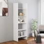 Libreria Bianca 60x35x180 cm in Legno Multistrato