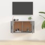 Mobile Porta TV a Parete grigio sonoma 80x34,5x40 cm