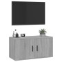 Mobile Porta TV a Parete grigio sonoma 80x34,5x40 cm