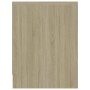 Comodini Rovere Sonoma 2 pz 40x30x40 cm in Legno Multistrato