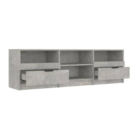 Mobile per TV Grigio Cemento 150x33,5x45cm Legno Ingegnerizzato