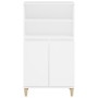 vidaXl Credenza Alta Bianca 60x36x110 cm in Legno Multistrato