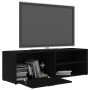 Mobile Porta TV Nero 120x34x37 cm in Legno Multistrato