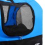 Rimorchio da Bici per Animali Carrello Jogging 2in1 Blu e Nero