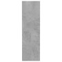 Scarpiere Muro 4pz Grigio Cemento 60x18x60cm Legno Multistrato