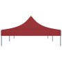 Tetto per Tendone per Feste 6x3 m Rosso Borgogna 270 g/m²