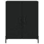 Credenza Nera 69,5x34x90 cm in Legno Multistrato