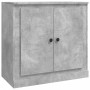 Credenza Grigio Cemento 70x35,5x67,5 cm in Legno Multistrato