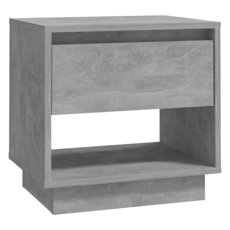 Comodini 2 pz Grigio Cemento 45x34x44 cm in Truciolato