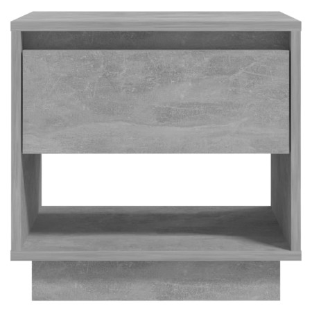 Comodini 2 pz Grigio Cemento 45x34x44 cm in Truciolato