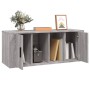 Mobile TV Grigio Sonoma 100x35x40 cm in Legno Multistrato