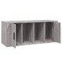 Mobile TV Grigio Sonoma 100x35x40 cm in Legno Multistrato