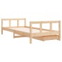 Giroletto Bambini con Cassetti 90x200 cm Legno Massello di Pino