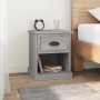 Comodini 2 pz Grigio Sonoma 39x39x47,5 cm in Legno Multistrato