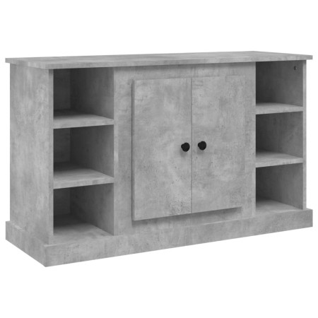 Credenza Grigio Cemento 100x35,5x60 cm in Legno Multistrato