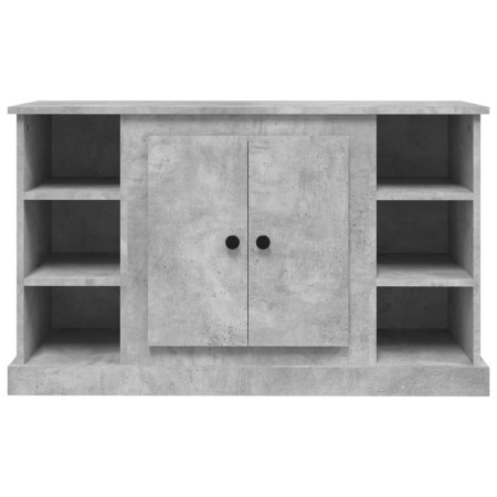 Credenza Grigio Cemento 100x35,5x60 cm in Legno Multistrato