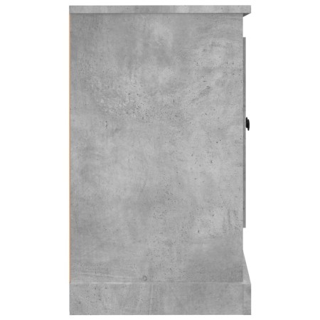 Credenza Grigio Cemento 100x35,5x60 cm in Legno Multistrato