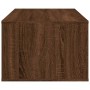 Tavolino Salotto Rovere Marrone 100x50,5x35cm Legno Multistrato